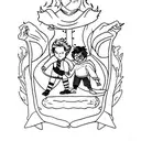 harry potter with peter pan tattoo design idea