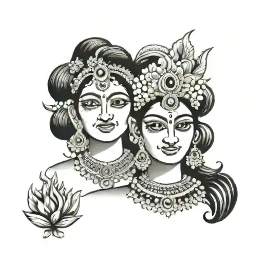Sarita Gundappa Shiva Nayna Mansi Nidhi tattoo design idea