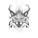 wildfire  tattoo design idea