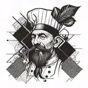 chef tattoo design idea