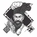 chef tattoo design idea