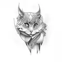 alone and inspiring tattoo design idea