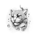 alone and inspiring tattoo design idea