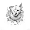 alone and inspiring tattoo design idea