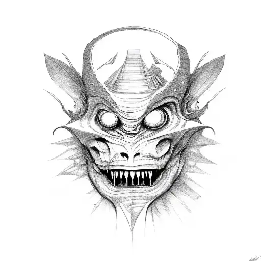 i am the monster you created  tattoo design idea