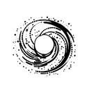 blackhole from interstellar tattoo design idea
