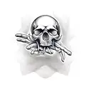 Skull Hand tattoo design idea