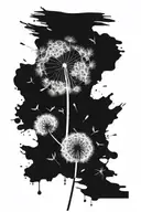 Dandelion tattoo design idea