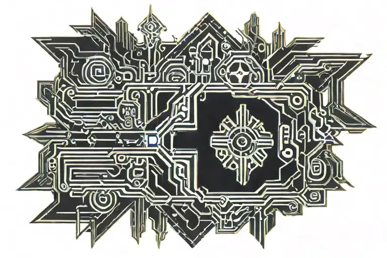 cross crown   tattoo design idea