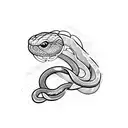 Snake shedding its skin with basketball textures tattoo design idea