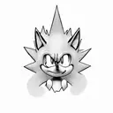 sonic the hedgehog tattoo design idea