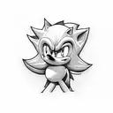 sonic the hedgehog tattoo design idea