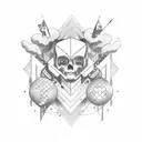 Geminis home tattoo design idea