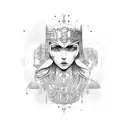 Geminis home tattoo design idea