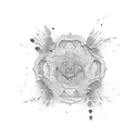 zen garden tattoo design idea