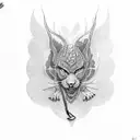 lara croft  tattoo design idea