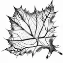 Maple Leaf tattoo design idea