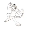 monkey with microphone tattoo design idea