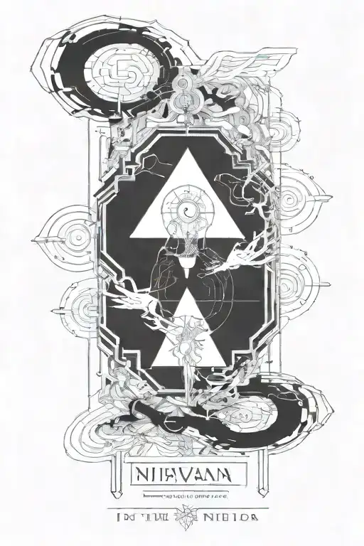 Nirvana In Utero Album Cover realistic tattoo design idea