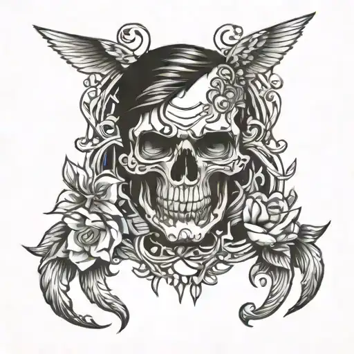 keeping quiet tattoo design idea
