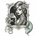 keeping quiet tattoo design idea