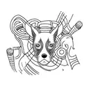 souris qui tient le monde tattoo design idea