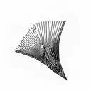 normal distribution tattoo design idea