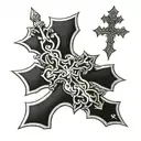 The Christian Cross tattoo design idea