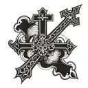 The Christian Cross tattoo design idea