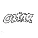 the word omar tattoo design idea