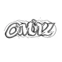 the word omar with even MORE shading tattoo design idea