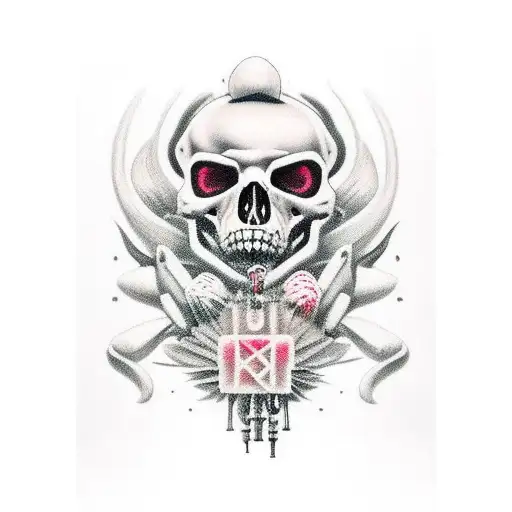 Corazón rasgado y en llamas; en su parte inferior, hay un cartel en el que se puede leer "Remember the pain" tattoo design idea