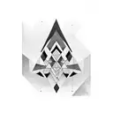 perfectly misaligned  tattoo design idea