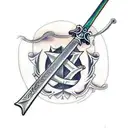 Sword tattoo design idea