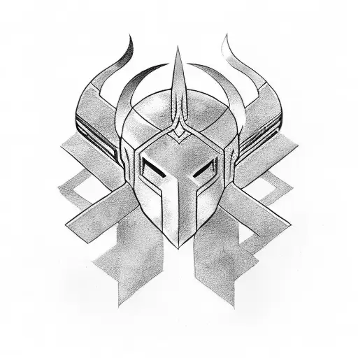 traditional thor tattoo design idea
