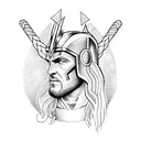 thor tattoo design idea