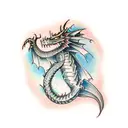 Smaug dragon sleeve tattoo design idea