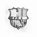 FC barcelona tattoo design idea
