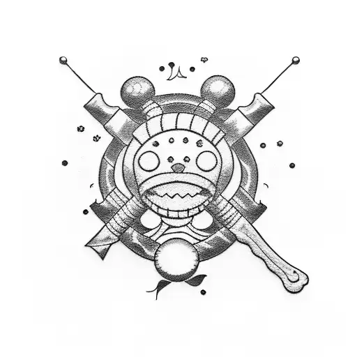 one piece going merry tattoo design idea