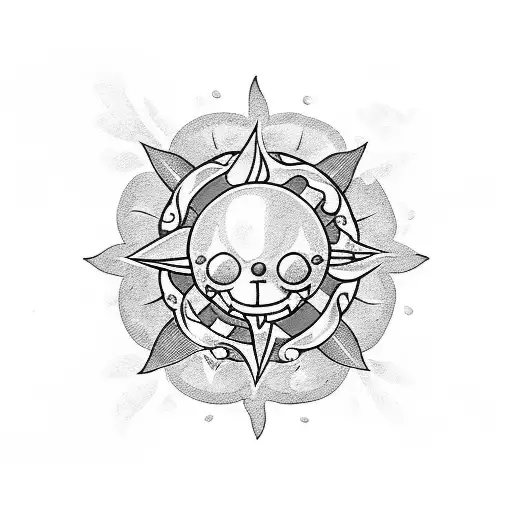 one piece thousand sunny tattoo design idea