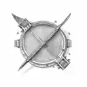 romans 12:2 inside knife blade tattoo design idea