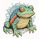 toad from naruto tattoo design idea