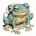 toad from naruto tattoo design idea