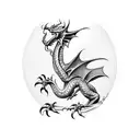 welsh dragon tattoo design idea