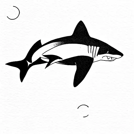 shark, dog, strawberry, gun, frog tattoo design idea