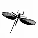 Dragonfly tattoo design idea