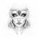 mental health, knife, marvel, September, woman, bisexual  tattoo design idea