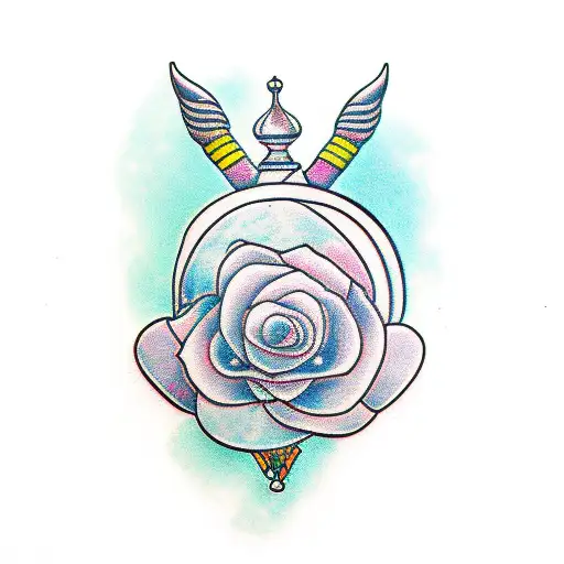 Alice in wonderland tattoo design idea