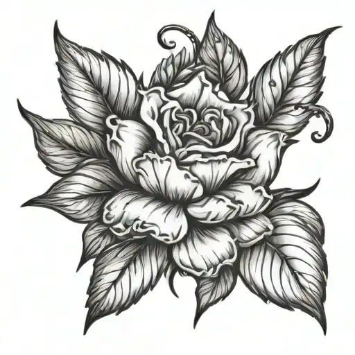 November birth flower with epilepsy related tattoo tattoo design idea