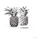 Pineapple tattoo design idea